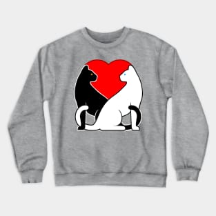 Cats in Love Crewneck Sweatshirt